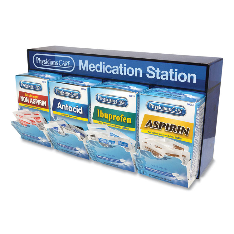 Medication Station, Aspirin, Ibuprofen, Non Aspirin Pain Reliever, Antacid 3