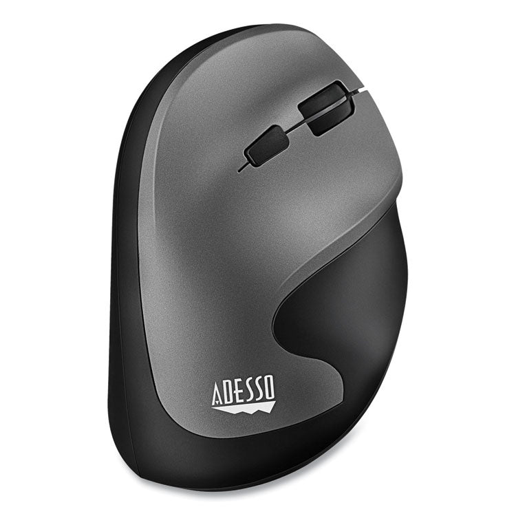 Imouse A20 Antimicrobial Vertical Wireless Mouse, 2.4 Ghz Frequency/33 Ft Wireless Range, Right Hand Use, Black/granite 2