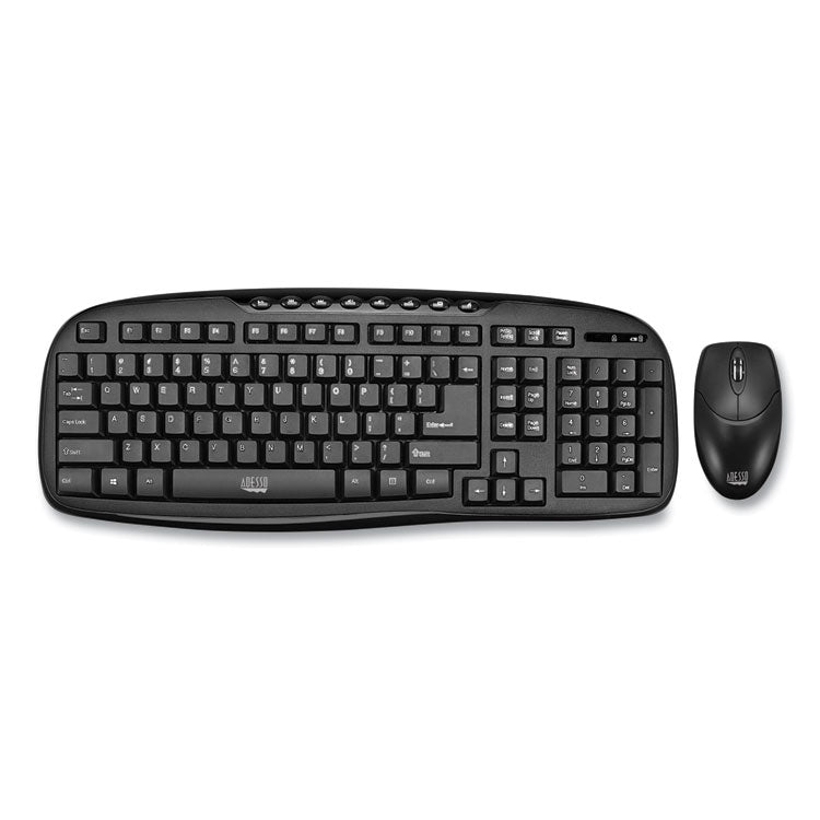 Wkb1330cb Wireless Desktop Keyboard And Mouse Combo, 2.4 Ghz Frequency/30 Ft Wireless Range, Black 1