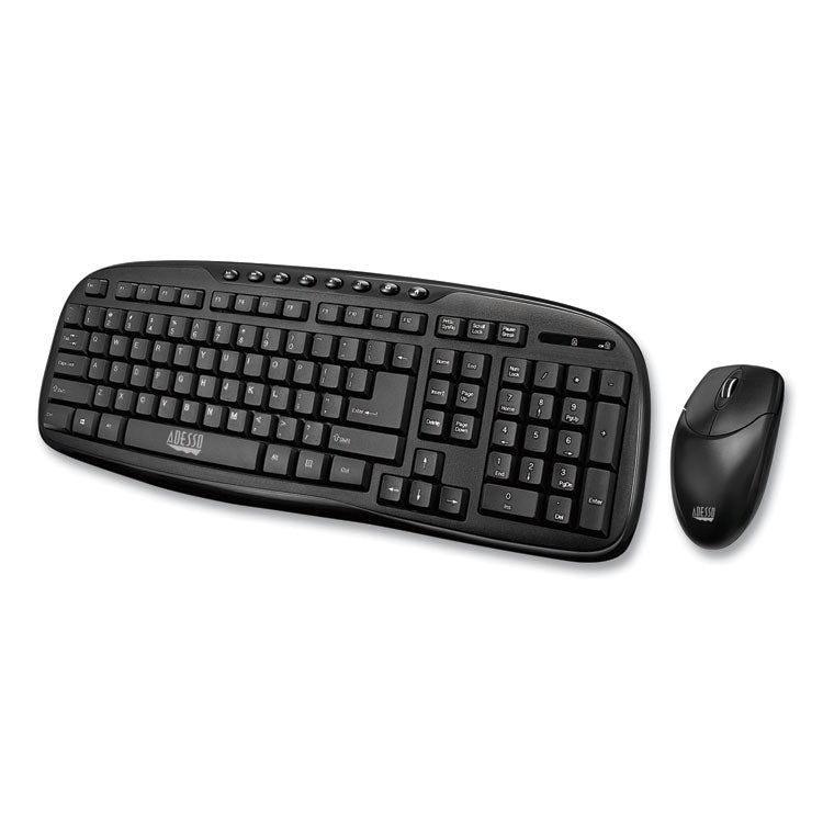 Wkb1330cb Wireless Desktop Keyboard And Mouse Combo, 2.4 Ghz Frequency/30 Ft Wireless Range, Black 2