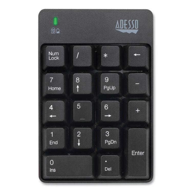 Wkb6010ub Wireless 18-Key Numeric Usb Keypad, Black 1