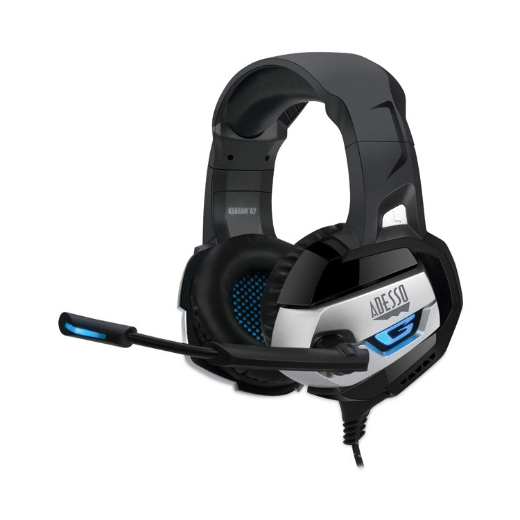 Xtream G2 Binaural Over The Head Headset, Black/Blue 1