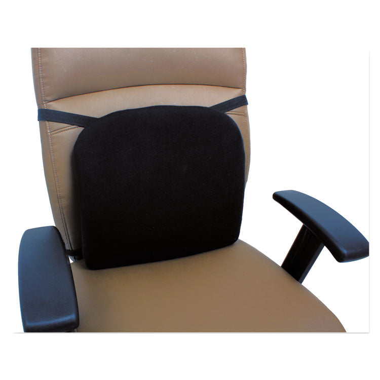 Cooling Gel Memory Foam Backrest, Two Adjustable Chair-Back Straps, 14.13 X 14.13 X 2.75, Black 1