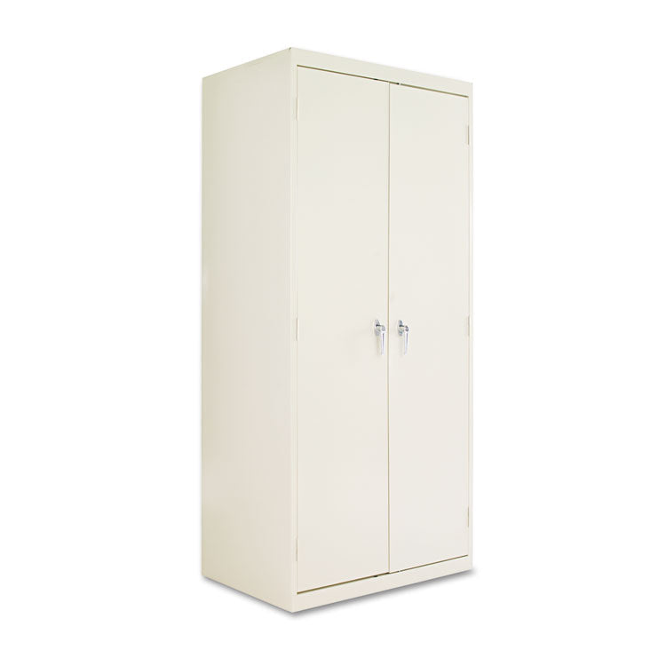 Assembled 78" High Heavy-Duty Welded Storage Cabinet, Four Adjustable Shelves, 36w X 24d, Putty 1