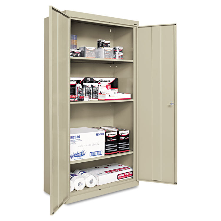 Economy Assembled Storage Cabinet, 36w X 18d X 72h, Putty 2