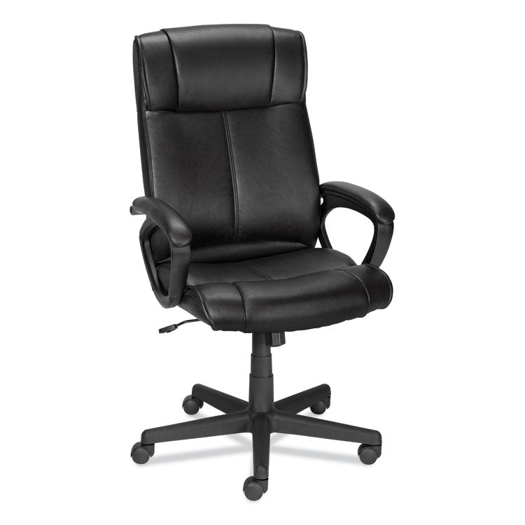 Alera Dalibor Series Manager Chair, Supports Up to 250 lb, 17.5" to 21.3" Seat  Height, Black Seat/Back, Black Base 1