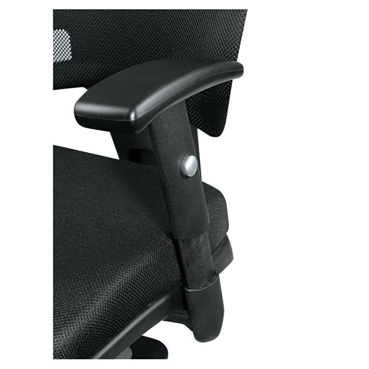 Alera Epoch Series Fabric Mesh Multifunction Chair, Supports Up To 275 Lb, 17.63" To 22.44" Seat Height, Black 5