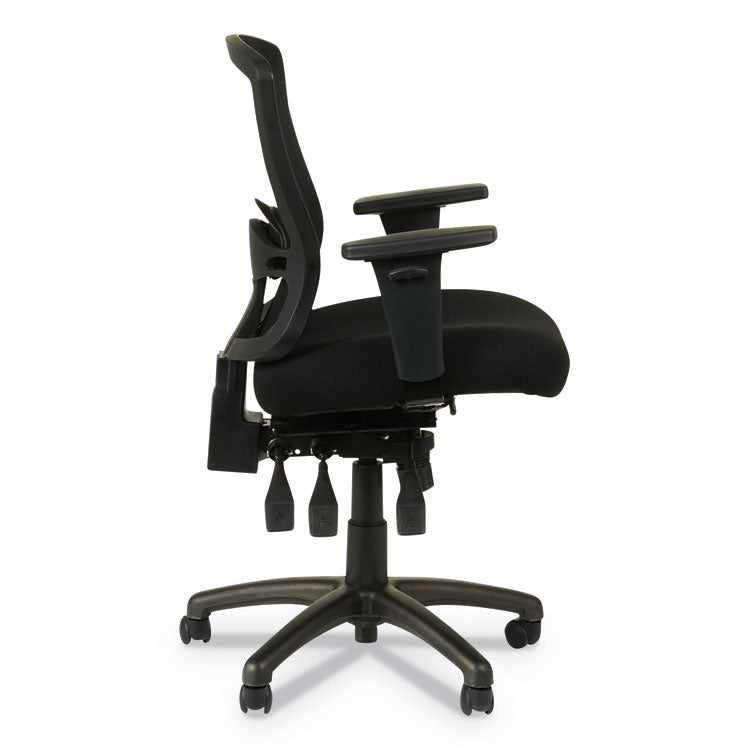 Alera Etros Series Mesh Mid-Back Petite Multifunction Chair, Supports Up To 275 Lb, 17.16" To 20.86" Seat Height, Black 10