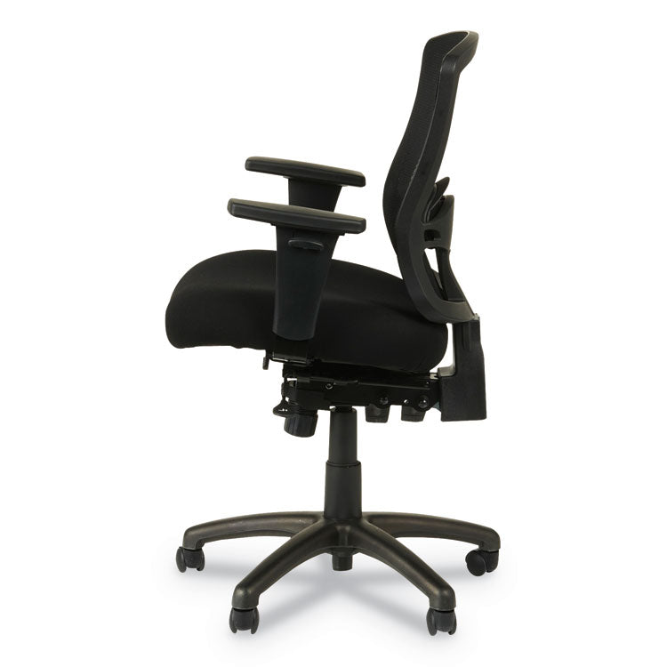 Alera Etros Series Mesh Mid-Back Petite Multifunction Chair, Supports Up To 275 Lb, 17.16" To 20.86" Seat Height, Black 6