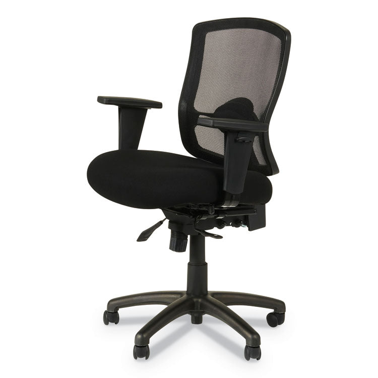 Alera Etros Series Mesh Mid-Back Petite Multifunction Chair, Supports Up To 275 Lb, 17.16" To 20.86" Seat Height, Black 9