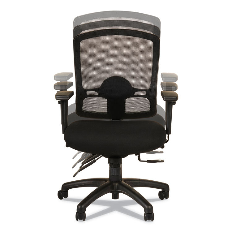 Alera Etros Series Mid-Back Multifunction With Seat Slide Chair, Supports Up To 275 Lb, 17.83" To 21.45" Seat Height, Black 3