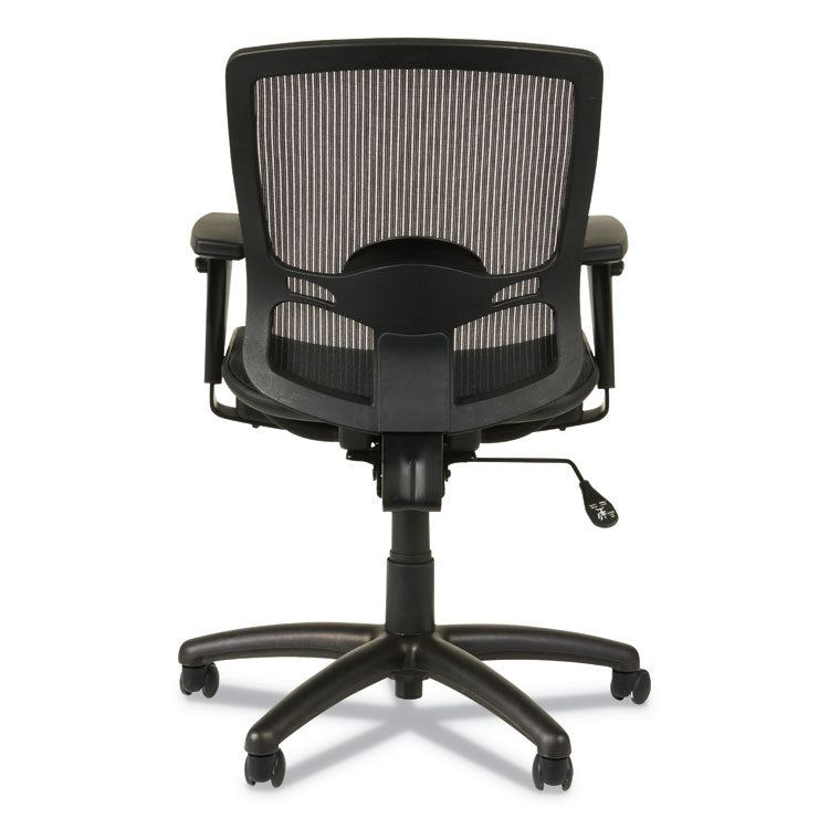 Alera Etros Series Suspension Mesh Mid-Back Synchro Tilt Chair, Supports Up To 275 Lb, 15.74" To 19.68" Seat Height, Black 7