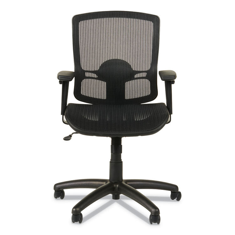 Alera Etros Series Suspension Mesh Mid-Back Synchro Tilt Chair, Supports Up To 275 Lb, 15.74" To 19.68" Seat Height, Black 2