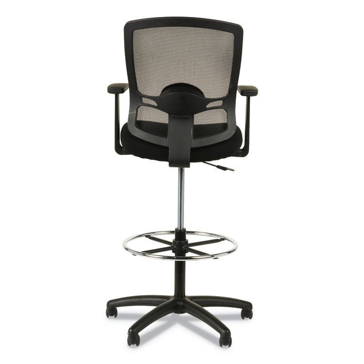 Alera Etros Series Mesh Stool, Supports Up To 275 Lb, 25.19" To 35.23" Seat Height, Black 5