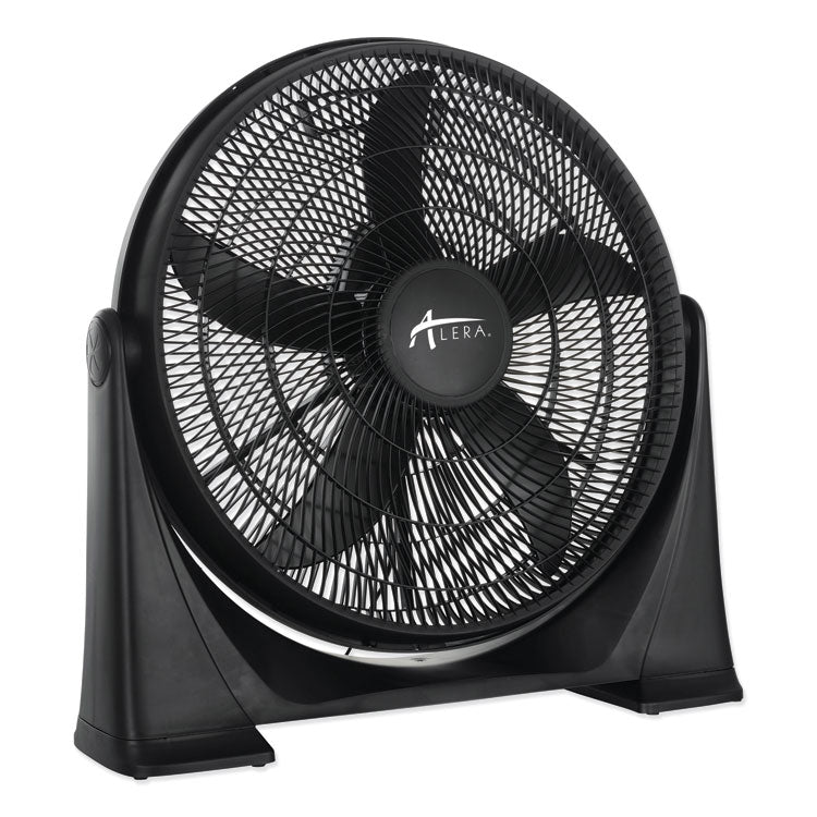 20" Super-Circulator 3-Speed Tilt Fan, Plastic, Black 1