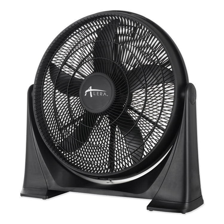 20" Super-Circulator 3-Speed Tilt Fan, Plastic, Black 2