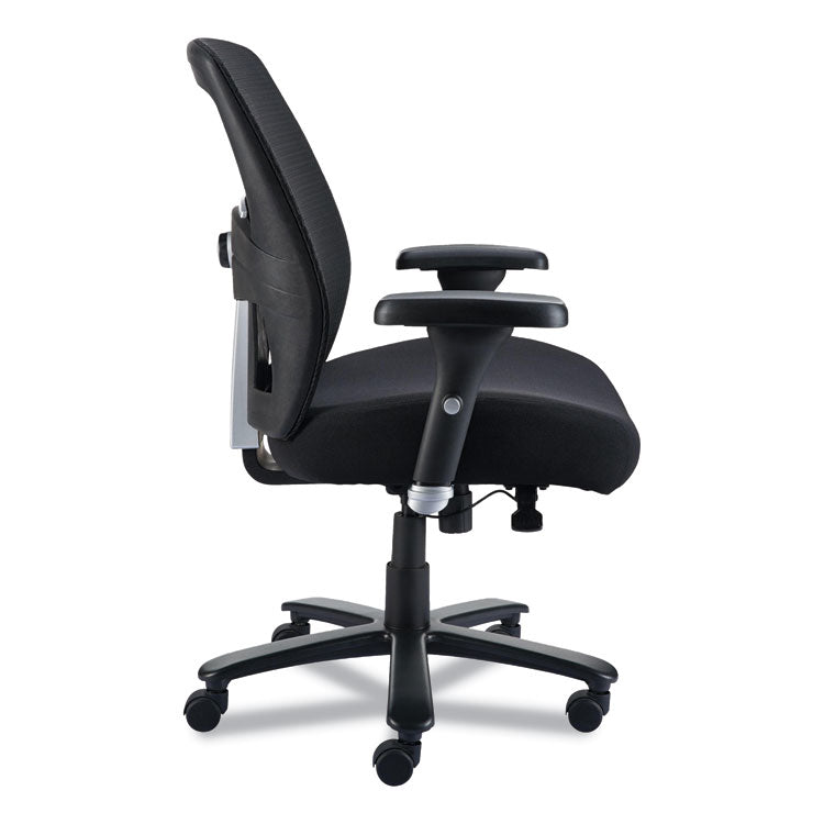 Alera Faseny Series Big and Tall Manager Chair, Supports Up to 400 lbs, 17.48" to 21.73" Seat Height, Black Seat/Back/Base 2