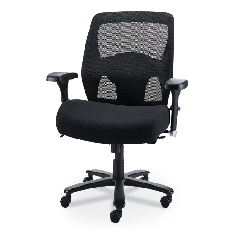 Alera Faseny Series Big and Tall Manager Chair, Supports Up to 400 lbs, 17.48" to 21.73" Seat Height, Black Seat/Back/Base 3