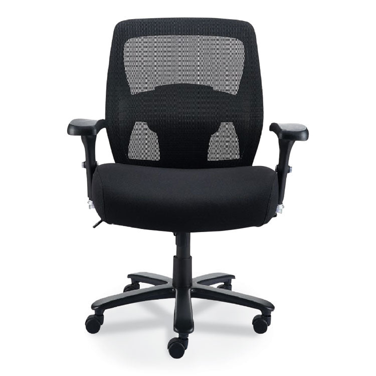 Alera Faseny Series Big and Tall Manager Chair, Supports Up to 400 lbs, 17.48" to 21.73" Seat Height, Black Seat/Back/Base 1