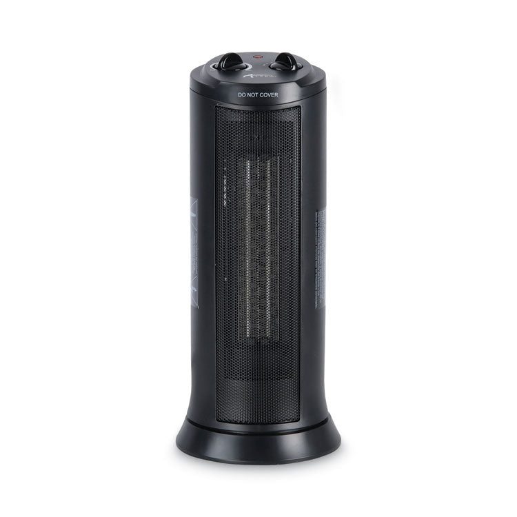 Mini Tower Ceramic Heater, 1,500 W, 7.37 x 7.37 x 17.37, Black 1