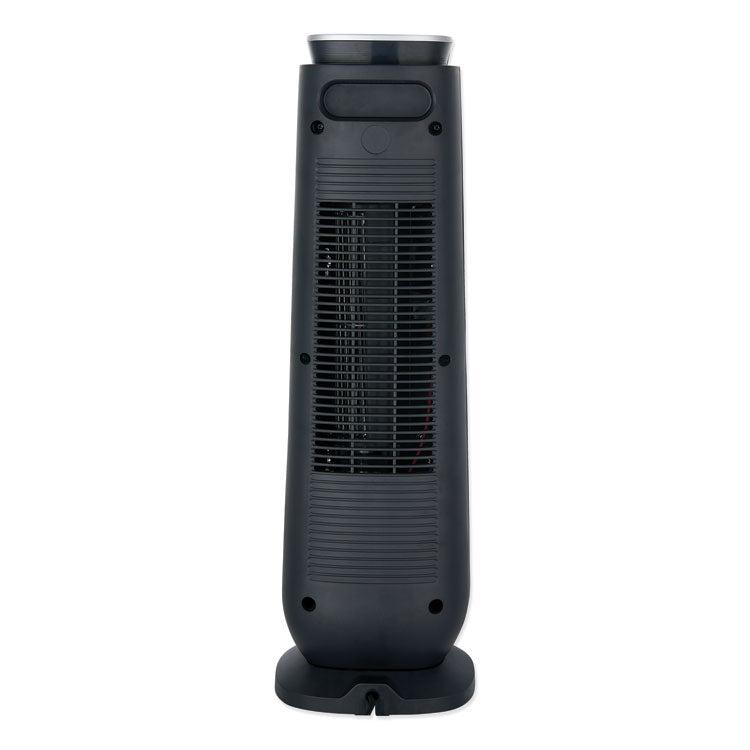 Ceramic Heater Tower with Remote Control, 1,500 W, 7.17 x 7.17 x 22.95, Black 4