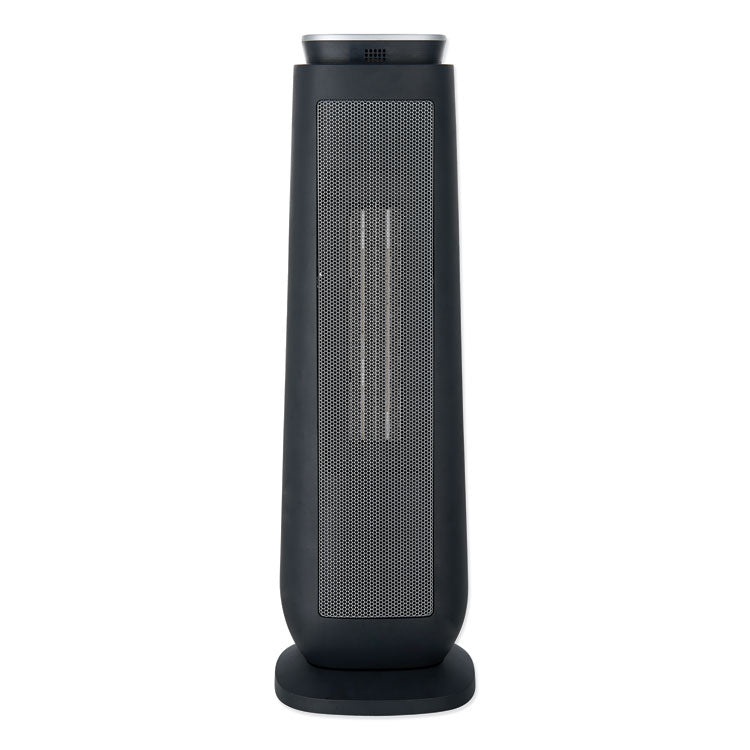 Ceramic Heater Tower with Remote Control, 1,500 W, 7.17 x 7.17 x 22.95, Black 1