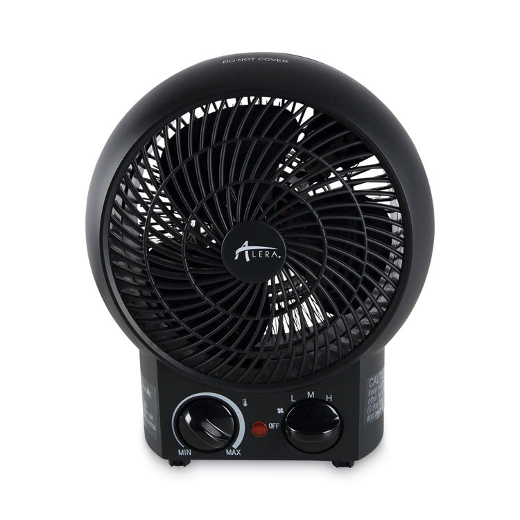 Heater Fan, 1,500 W, 8.25 x 4.37 x 9.5, Black 1