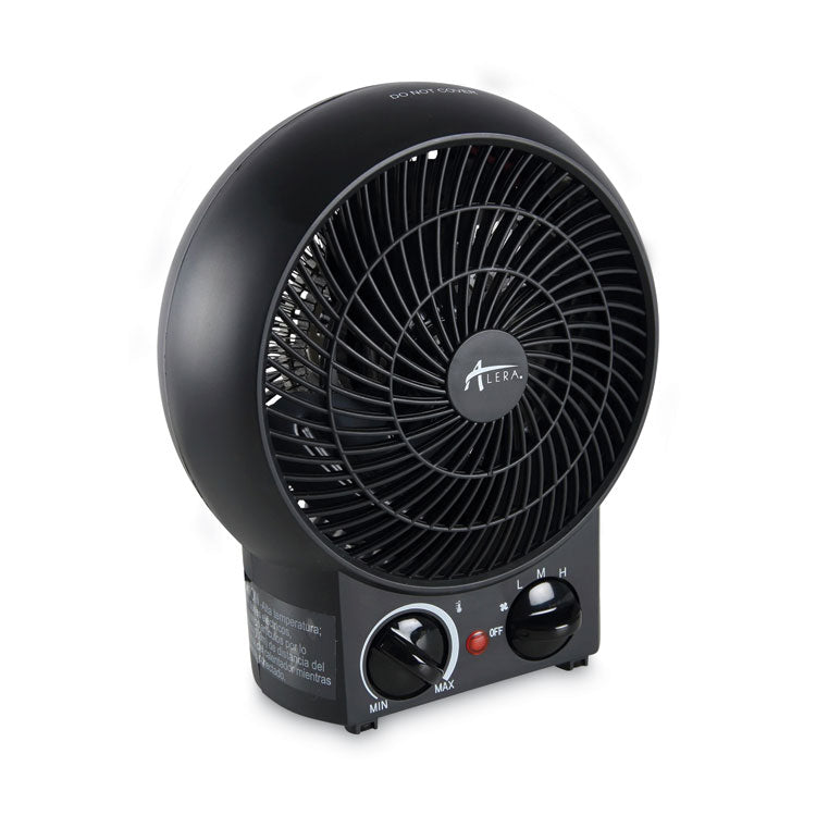 Heater Fan, 1,500 W, 8.25 x 4.37 x 9.5, Black 2