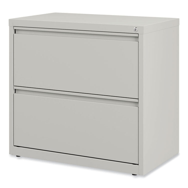 Lateral File, 2 Legal/Letter-Size File Drawers, Light Gray, 36" x 18.63" x 28" 2