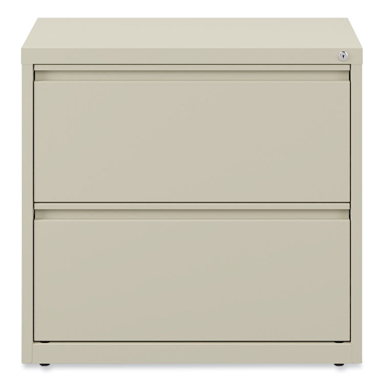 Lateral File, 2 Legal/Letter-Size File Drawers, Putty, 30" x 18.63" x 28" 1