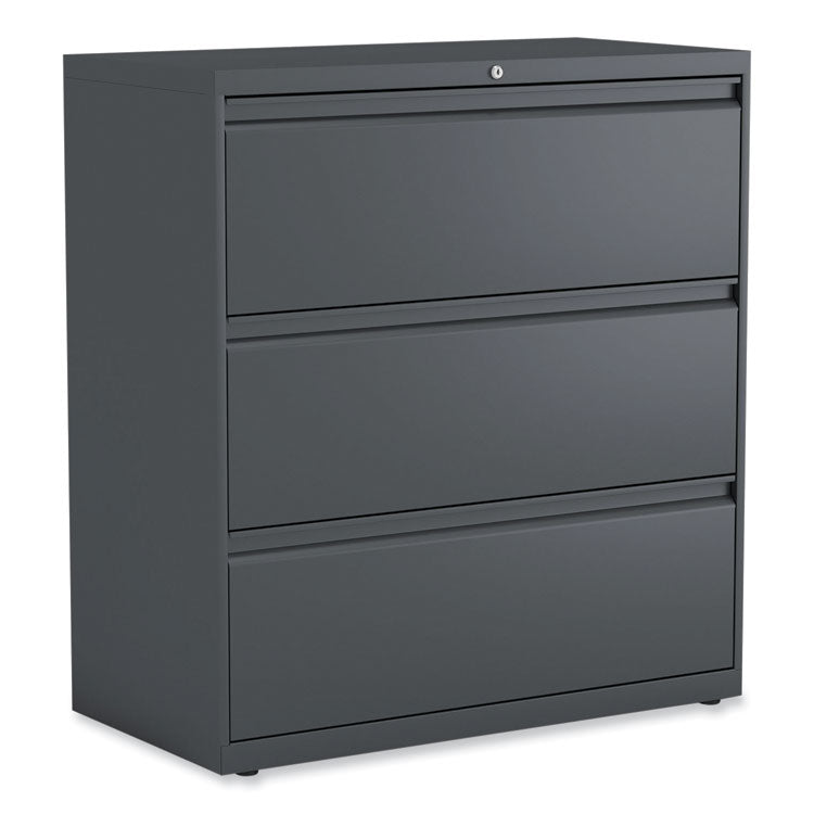 Lateral File, 3 Legal/Letter/A4/A5-Size File Drawers, Charcoal, 36" x 18.63" x 40.25" 1