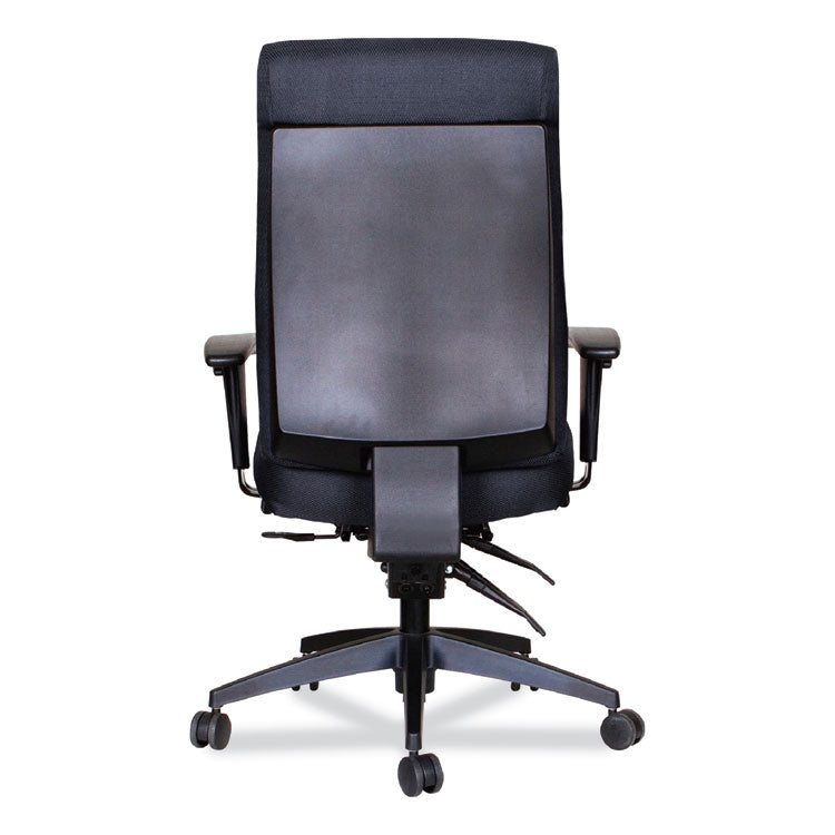 Alera Wrigley Series High Performance High-Back Multifunction Task Chair, Supports 275 Lb, 18.7" To 22.24" Seat Height, Black 7