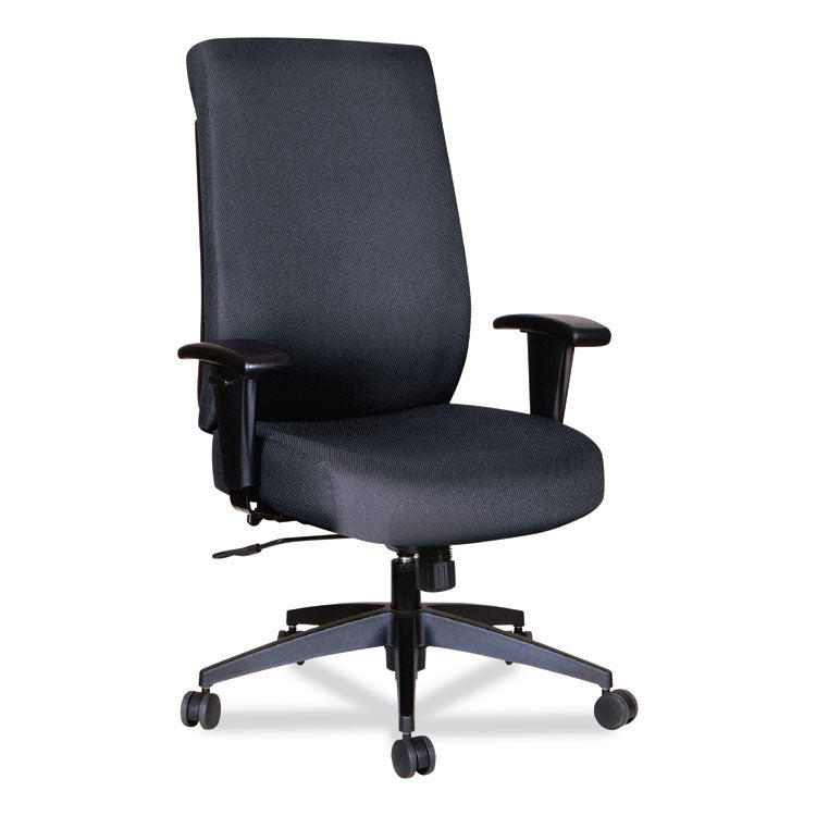 Alera Wrigley Series High Performance High-Back Synchro-Tilt Task Chair, Supports 275 Lb, 17.24" To 20.55" Seat Height, Black 1