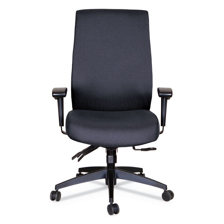 Alera Wrigley Series 24/7 High Performance High-Back Multifunction Task Chair, Supports 300 Lb, 17.24" To 20.55" Seat, Black 2