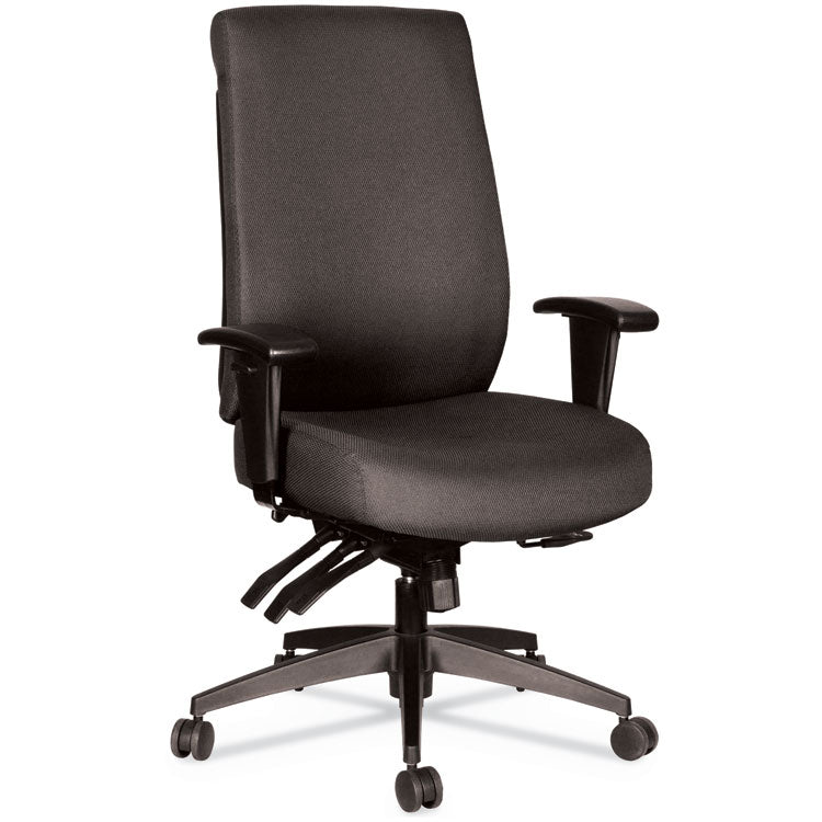 Alera Wrigley Series 24/7 High Performance High-Back Multifunction Task Chair, Supports 300 Lb, 17.24" To 20.55" Seat, Black 1