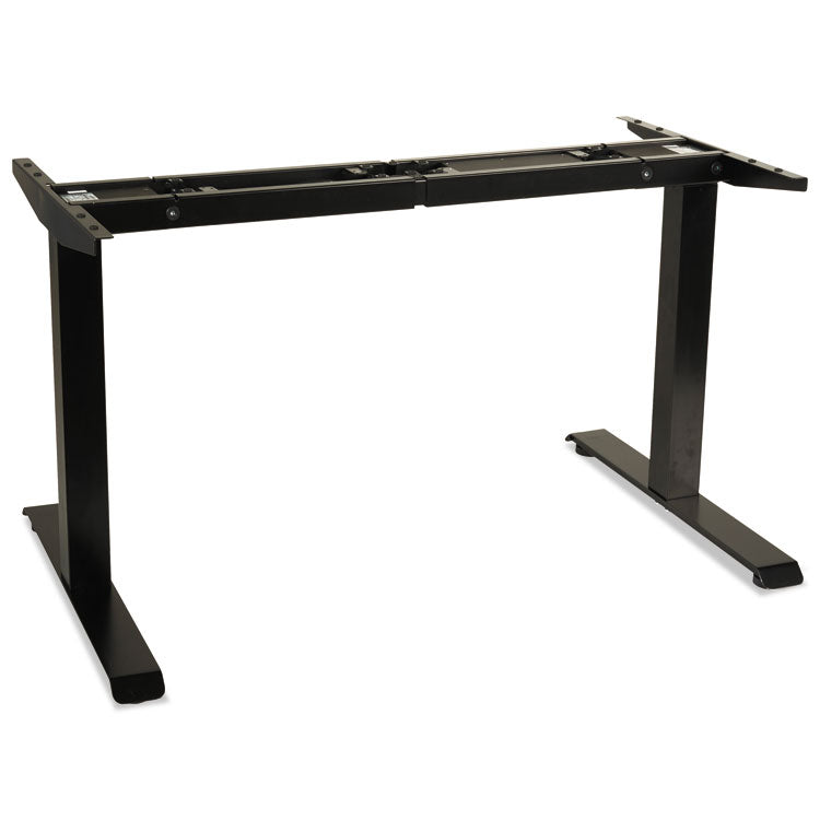 AdaptivErgo Sit-Stand Two-Stage Electric Height-Adjustable Table Base, 48.06" x 24.35" x 27.5" to 47.2", Black 1