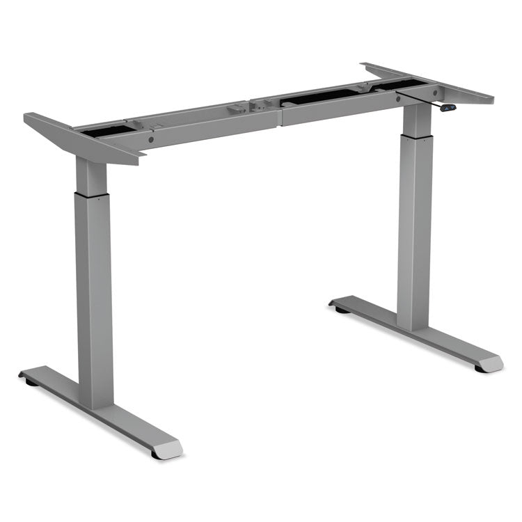 AdaptivErgo Sit-Stand Two-Stage Electric Height-Adjustable Table Base, 48.06" x 24.35" x 27.5" to 47.2", Gray 1