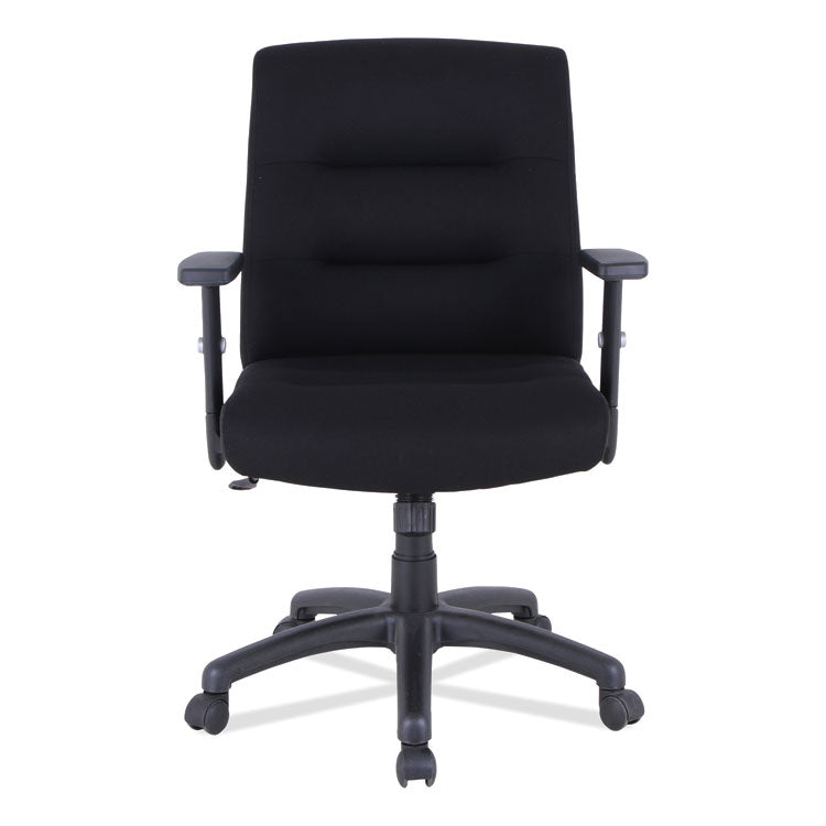 Alera Kesson Series Petite Office Chair, Supports Up To 300 Lb, 17.71" To 21.65" Seat Height, Black 6