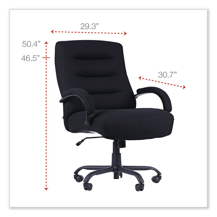 Alera Kesson Series Big/tall Office Chair, Supports Up To 450 Lb, 21.5" To 25.4" Seat Height, Black 2