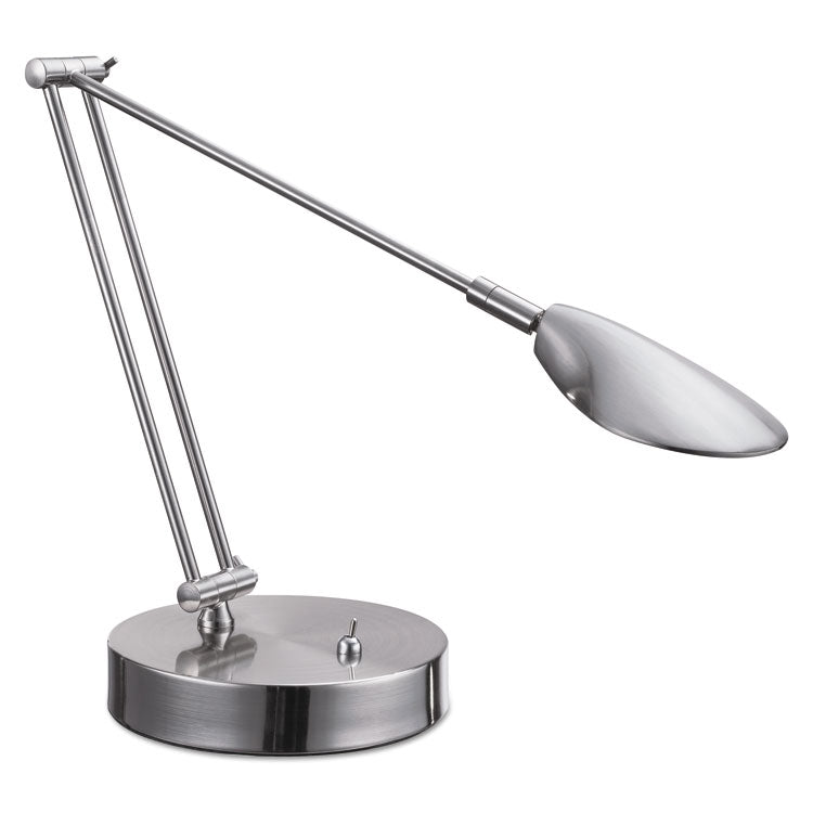 Adjustable LED Task Lamp with USB Port, 11w x 6.25d x 26h, Brushed Nickel 2