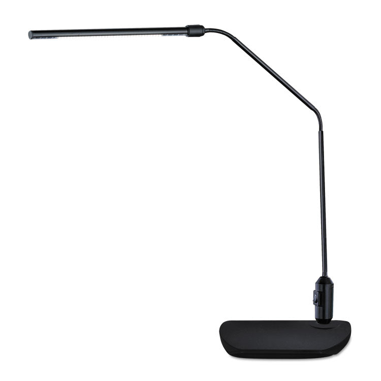 LED Desk Lamp With Interchangeable Base Or Clamp, 5.13w x 21.75d x 21.75h, Black 2