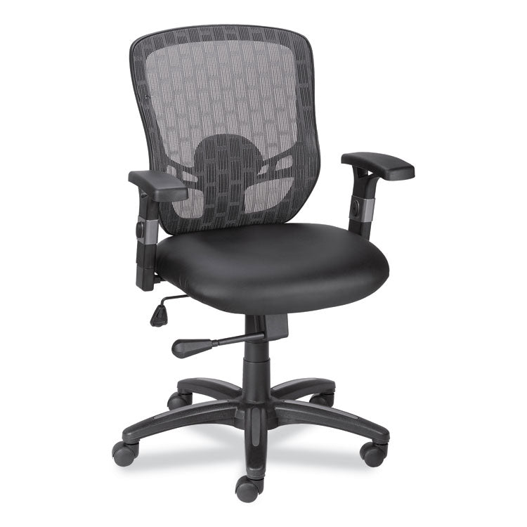 Alera Linhope Chair, Supports Up to 275 lb, Black Seat/Back, Black Base 1