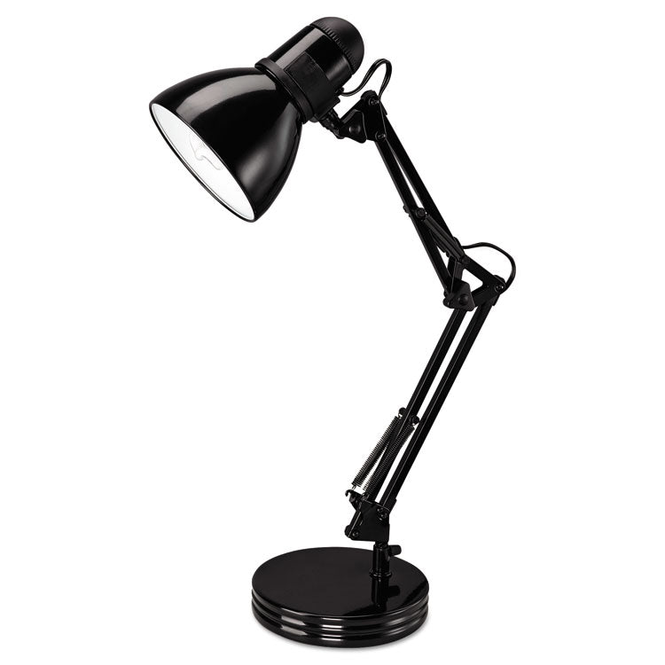 Architect Desk Lamp, Adjustable Arm, 6.75w x 11.5d x 22h, Black 2