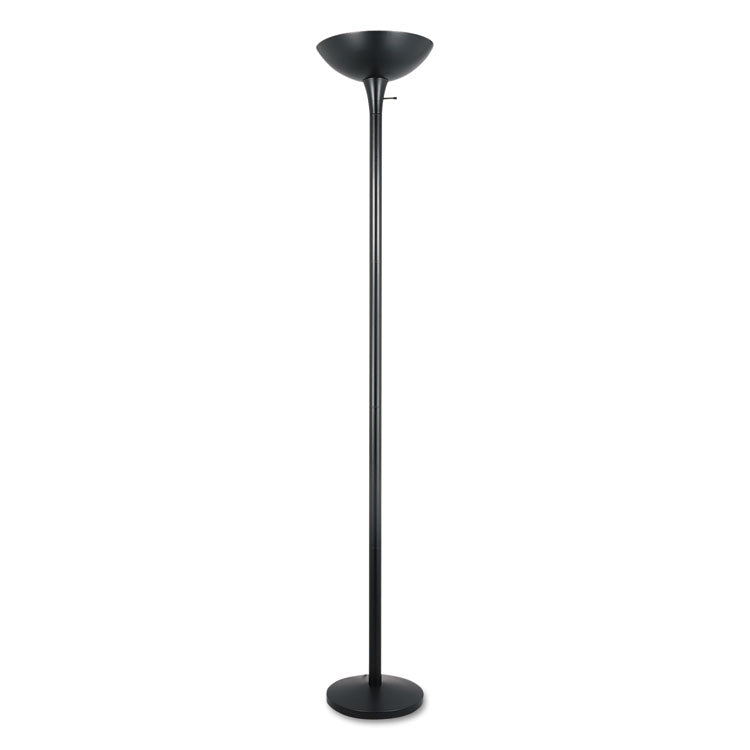 Torchier Floor Lamp, 12.5w x 12.5d x 72h, Matte Black 2