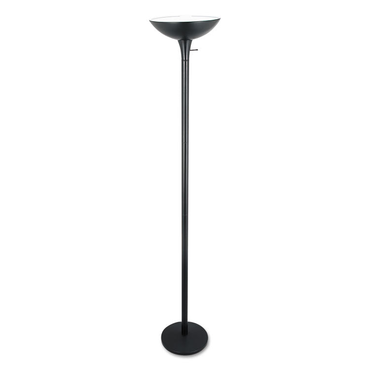 Torchier Floor Lamp, 12.5w x 12.5d x 72h, Matte Black 1