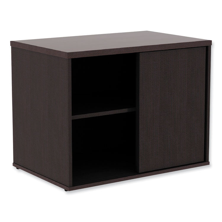 Alera Open Office Low Storage Cab Cred, 29.5w x 19.13d x 22.78h, Espresso 1