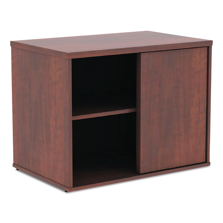 Alera Open Office Low Storage Cabinet Credenza, 29.5 x 19.13 x 22.78, Cherry 1