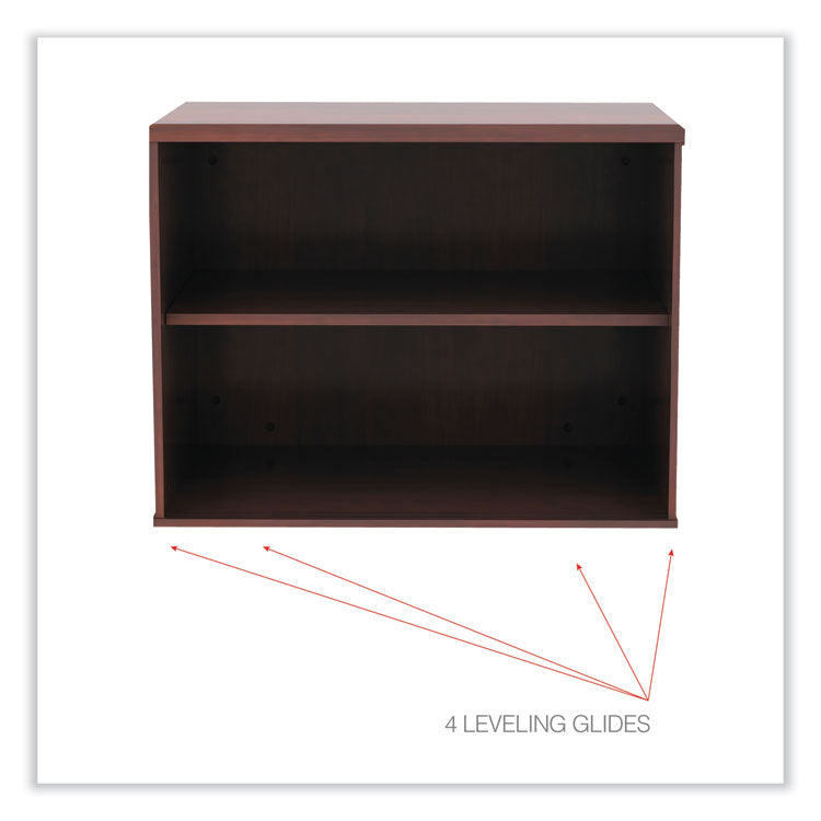 Alera Open Office Low Storage Cabinet Credenza, 29.5 x 19.13 x 22.78, Cherry 6