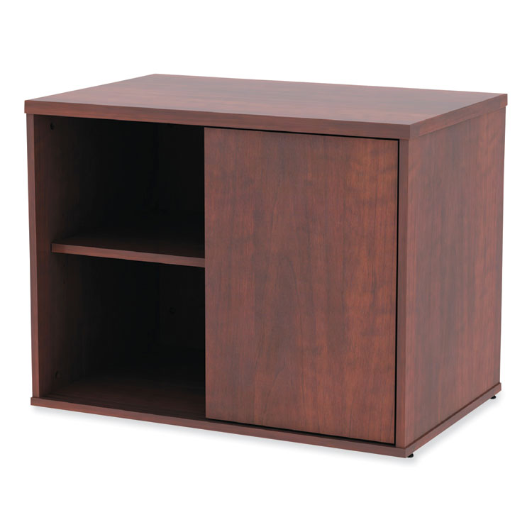 Alera Open Office Low Storage Cabinet Credenza, 29.5 x 19.13 x 22.78, Cherry 8