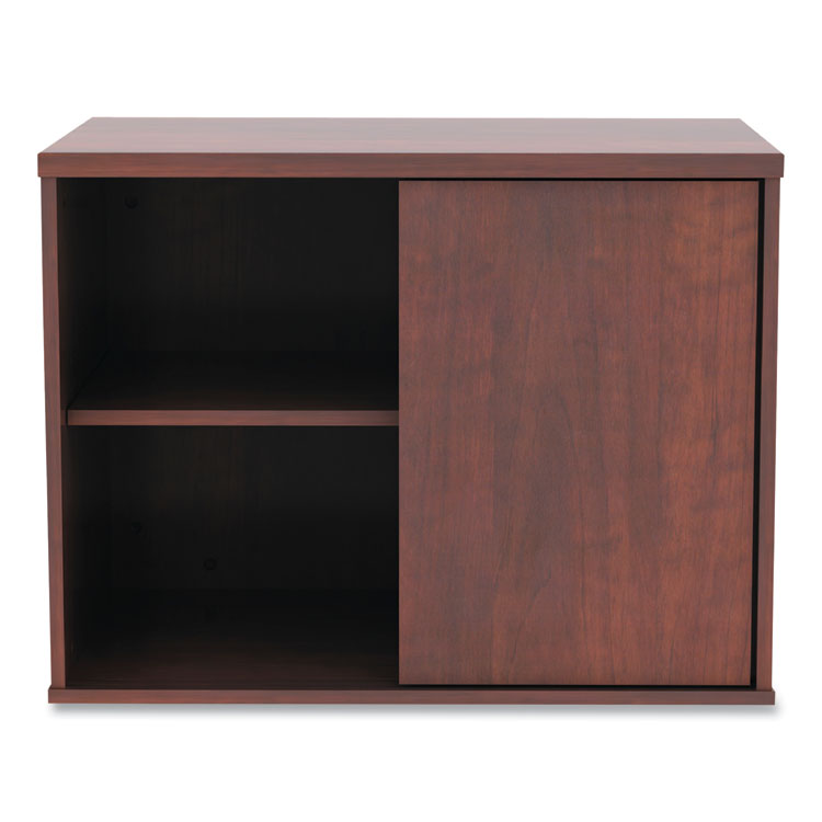 Alera Open Office Low Storage Cabinet Credenza, 29.5 x 19.13 x 22.78, Cherry 9